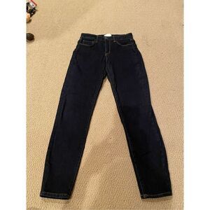 L'Agence Margot Skinny High Rise Jeans in Midnight Size 25